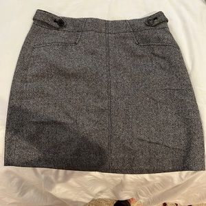 Grey tweed skirt